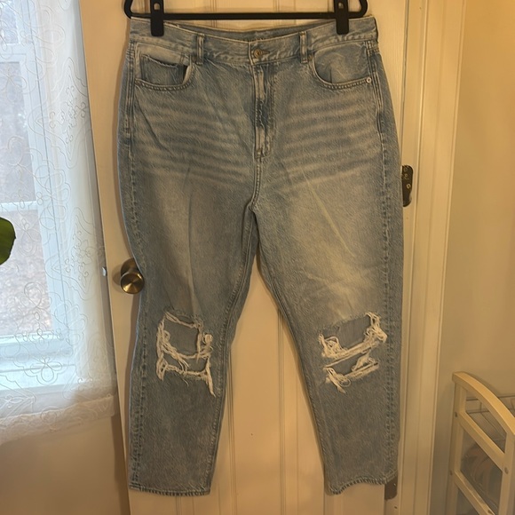 American Eagle Outfitters Denim - American Eagle 16R Distressed Mom Jean